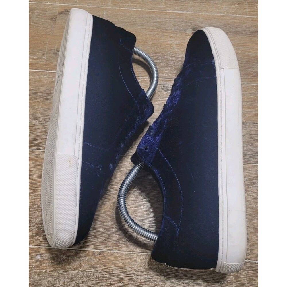 Kenneth Cole Abeo Marlow Sneakers Velvet Blue Purple Sz 9.5 N Neutral Foot Shoes - Picture 5 of 9